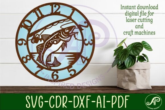 Atlantic Cod Fishing Wall Clock Laser: A Strategic Tool for Creative and Professional Projects