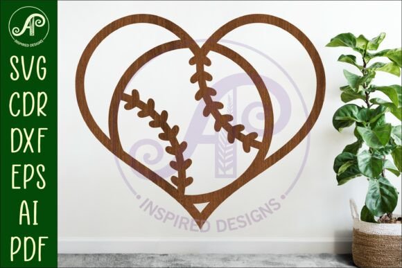 Baseball Heart Laser Cut Wall Sign: A Creative and Practical Home Decor Solution