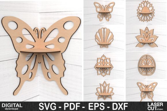 Corner Shelf Laser Cut Bundle