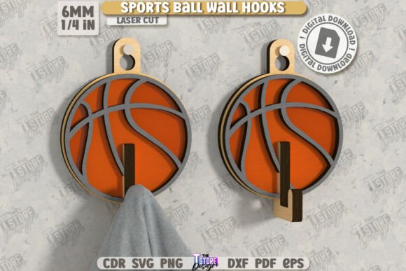 Exploring Sports Ball Wall Hooks Laser Cut CNC for Custom Projects