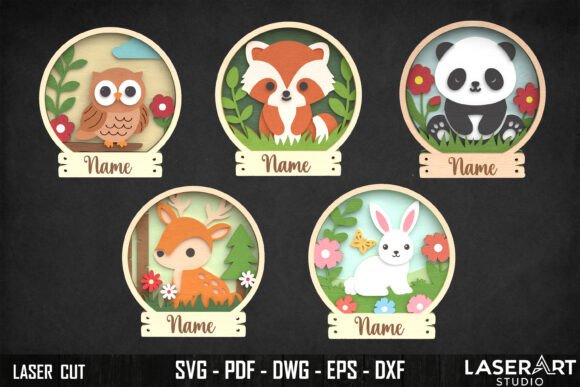 Forest Animal Name Sign SVG Bundle: A Creative Powerhouse for Modern Designers