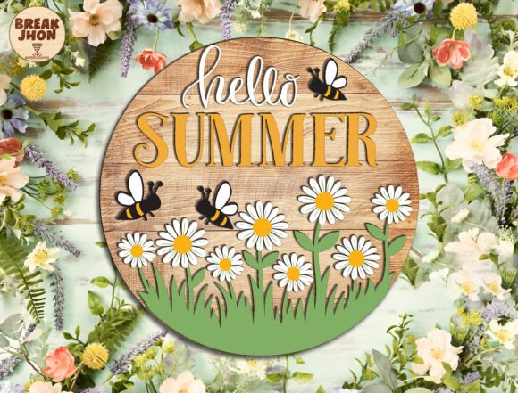 Hello Summer Door Hanger SVG: A Practical Digital Design for Custom Projects