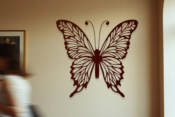 Laser Cut Butterfly Wall Art SVG