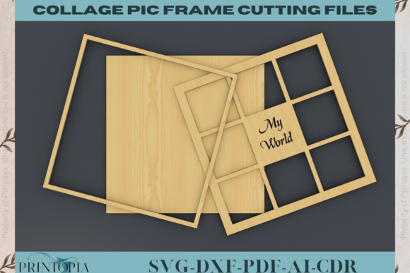 Laser Cut Collage Frame Diy 093