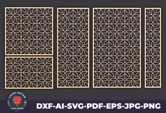 Laser Cut Decorative Panels Bundle 36