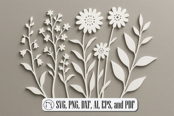 Paper Cut Wildflower SVG Cut File: A Versatile Tool for Creative Projects