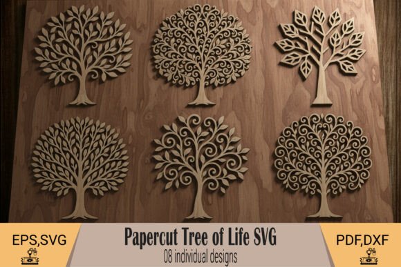 Tree of Life Papercut Laser-SVG: A Versatile Tool for Creative Projects