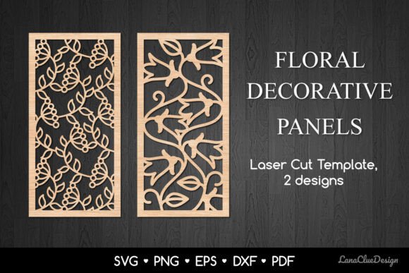 Vertical Panels with Floral Pattern: A Versatile Design Solution for Modern Interiors
